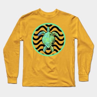 SEA Turtle Love Green Long Sleeve T-Shirt